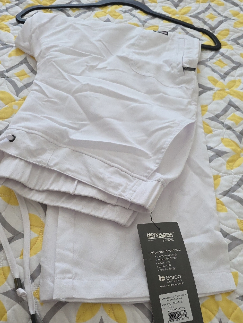 Grey's Anatomy White Medical Scrub Pants by Barco